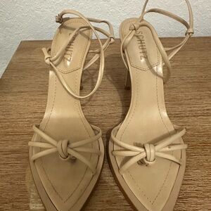 SCHUTZ Women's Cream Knotted Heels